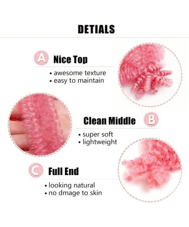 Ponytail Hair Extension Afro Twist Hair 12 Inch Springy Afro Twist Hair Pre Fluffed Spring Twist Crochet Hair Pre Stretched Wrapping Hair for Soft Locs Hair Extensions Ponytail Hairpiece (Color : #35 12inches #350 - Buy Online on GoSupps.com