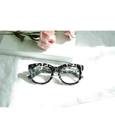 Eyekepper Oversize Reading Glasses for Women - Large Frame Grey Tortoise +2.50 Diopters - Stylish Eyewear for Comfortable Reading - Buy Online on GoSupps.com
