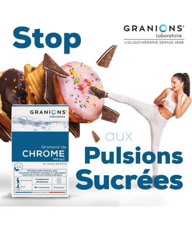 Chrome GRANIONS - 250 g - Fabriqu en France - Maintien d'une glyc mie normale - Coupe Faim - 60 comprim s 60 unit (Lot de 1) - Buy Online on GoSupps.com