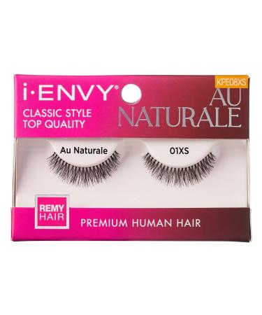 Kiss I Envy Au Naturale 01 Classic Style Lashes Short (Pack of 6)