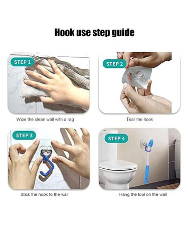 Comfort Wiping WC Aids Tools for Seniors | 41 cm Self-Wiping Toilet Paper for Restricted Mobility - Buy Online on GoSupps.com