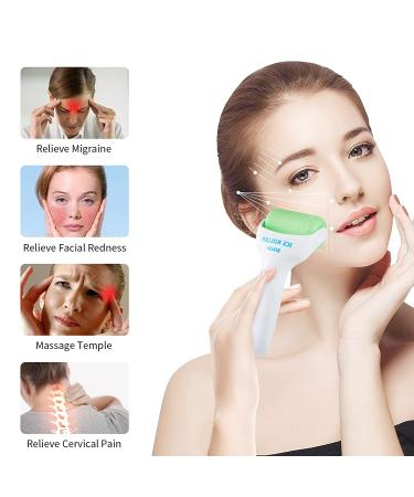 BFASU Ice Roller Set - 2 PCS Face Roller & Mini Eye Roller for Puffiness & Pain Relief (Green) - Buy Online on GoSupps.com