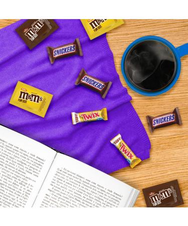 M&M'S, TWIX, SNICKERS Fun Size Variety Pack - 30.98 oz | 55 ct Bulk Candy Bag - Buy Online on GoSupps.com