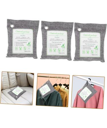 Minkissy 9 StK Coal Bag - Odorless Air Purification Bag for Shoes & Bags | Bamboo Carbon Freshener | Medium Size - 3pcs - Buy Online on GoSupps.com
