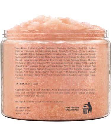Himalayan Body Scrub 20oz - Moisturizing & Exfoliating Salt Scrub for Face, Hands, Feet - Wrinkles, Stretch Marks Treatment - Smoother Skin for Women & Men - 1.25lb Pack - Buy Online on GoSupps.com