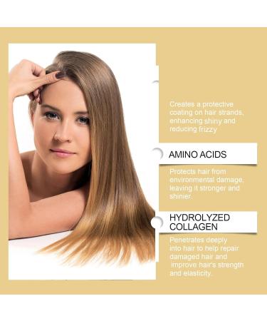 Luxury Nourishing Protein Cream with Amino Acids Keratin Treatment Hair Care Cream Repairs Damage Deep Conditioning Hair Mask (2 Pieces) - Buy Online on GoSupps.com