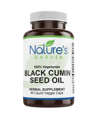 Black Cumin Seed Oil Liquid Capsules 90 VegCap