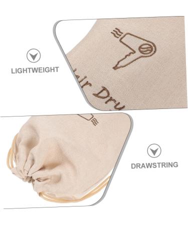 PartyKindom Traveling Bags Travel Size Hair Dryer Hair Dryer Retractable Cord Drawstring Bag Burlap Bag Shoe - Buy Online on GoSupps.com