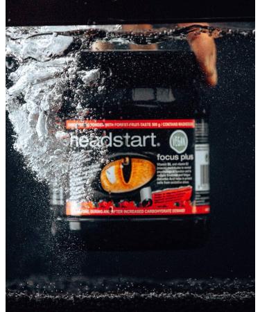  Headstart Headstart Vegan Powder for your Energy Drink Booster | Focus Plus Forest Strawberry 500ml | Caffeine-Free Astronaut Food for Enhanced Concentration | Boosts Performance | Astronaut Gaming Booster - Buy Online on GoSupps.com