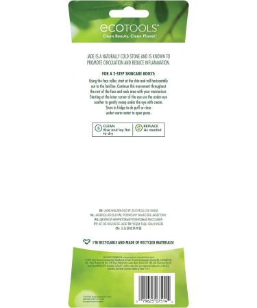 EcoTools Jade Facial Roller and Eye Roller Duo Face Roller & Massager Skincare & Sculpting Tool Reduces Under Eye Puffiness & Dark Circles Eco-Friendly Vegan & Cruelty-Free 2 Piece Set Jade Roller & Under Eye Duo 2PC - Buy Online on GoSupps.com