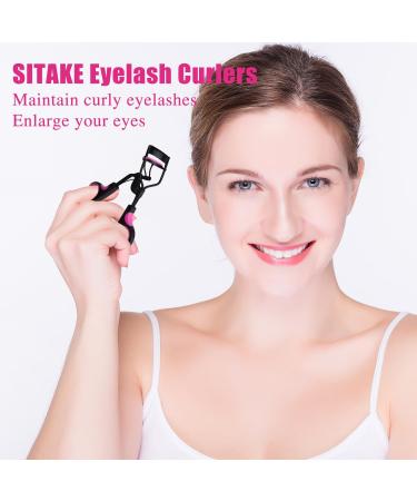 SITAKE 19 Pcs Eyelash Curlers Kit - Professional Makeup Accessories for Women & Girls | Includes Lash Curler Comb Brush & Silicone Refills - International Shipping Available - Buy Online on GoSupps.com