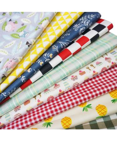 Misscrafts Quilting Fabric Bundle - 50pcs 20x20cm Cotton Squares for DIY Sewing and Scrapbooking - Buy Online on GoSupps.com