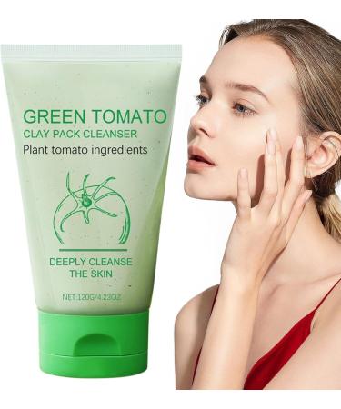 Gdiojnfg Fully Green Tomato Clay Removes Pore Dirt Tomatomask Tomato-cleanser Natural Face Cleanser For Deep Cleansing Multifunctional Face Wash Unisex Body Cleansers For Hydration korean Cleanser - Buy Online on GoSupps.com