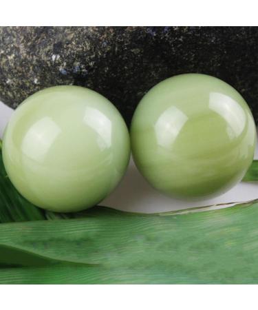 Schungit Massage Ball Set - Intensive Crystal Massage & Health Care | Chinese Meditation Hand Balls for Wellness & Movement - Buy Online on GoSupps.com