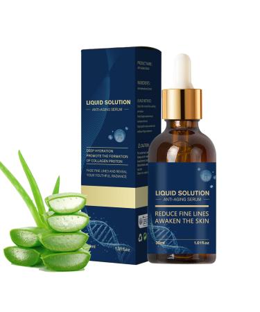 ccuzs Tighten Solution Brightening Liquid 30 ml Moisturizing Formula Skin Nourishment Blend Beauty Care for Girls Women Daily Overnight Routine Travel Facial Hydration Glow 1.1 x 1.1 x 4.06 in