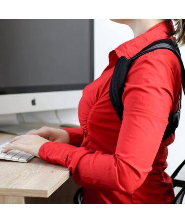 Adjustable Back Corrector Brace for Women & Men - Posture Support for Collarbone & Shoulder Blade - Plus Size Padded Clavicle Corrector - Black 2X/3X (Pack of 1) - Buy Online on GoSupps.com