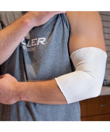 MUELLER Sports Medicine Pro Orthopedic Compression Bandages - Black 3.5" x 11yd Roll | Durable Support for Injury Recovery - Buy Online on GoSupps.com