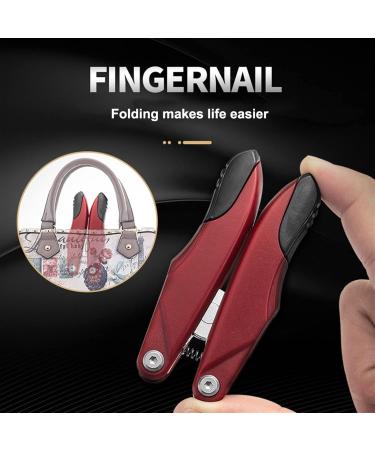 Nail Clipper for Thick Nails Paronychia Improved Stainless steel nail clippers trimmer Ingrown pedicure care professional Cutter nipper tools feet toenail (Color : Red) - Buy Online on GoSupps.com