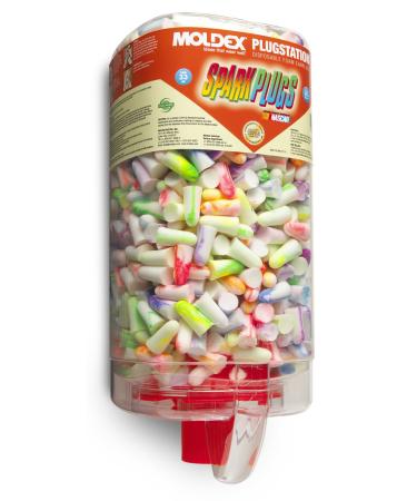 Moldex M6645 Extra-Soft Sparkplugs Earplug (500 per Dispenser)