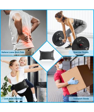 FESAS Breathable Back Brace - Lumbar Support Belt for Lower Back Pain Relief | Ideal for Herniated Disc & Sciatica | Unisex Large/X-Large - Buy Online on GoSupps.com