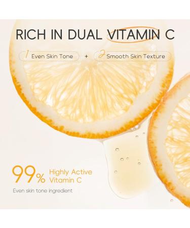 6Pcs Vitamin C Skincare Gift Set for Teenage Girls - Travel Skin Care Kit with Cleanser Toner Serum Eye Cream Face Cream Sunscreen Hydrating Facial Kit for Women Teen Girls Mom Daughter Birthday Vitamin C Set - Buy Online on GoSupps.com