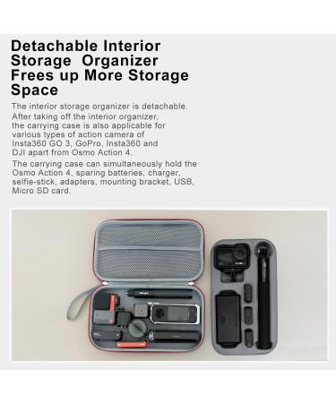 Honbobo OSMO Action 4 Bag | Protective Storage Case for DJI Osmo Action 4 Accessories - International Shipping Available - Buy Online on GoSupps.com