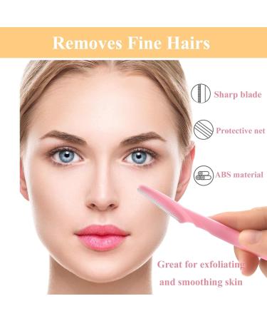 12-Piece Eyebrow & Facial Razor Set for Women & Men | Multi-Purpose Peeling Face Razors for Eyebrows & Body - Buy Online on GoSupps.com