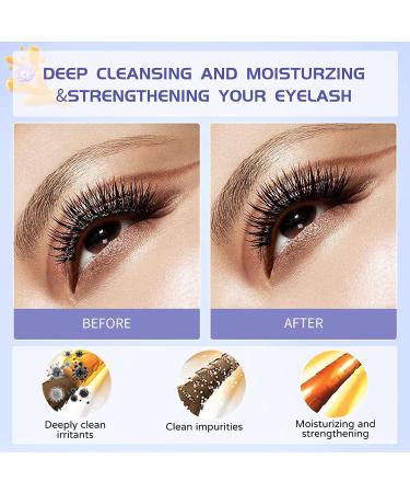 Gentle Eyelash Extension Cleanser & Shampoo - 60ml Paraben & Sulfate Free - Salon & Home Use - 2 Fl Oz - Buy Online on GoSupps.com