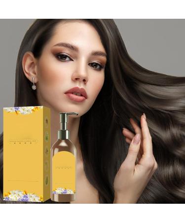 Adult Hair Color - 500ml Floral Infused Wash Nourishing Botanical Formula Gentle Natural Blend Long-Lasting Pigment | Convenient Black Shampoo for Gray Tones - Buy Online on GoSupps.com