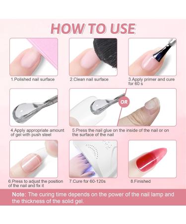 Fixed Nail Glue Gel 15g UV Nail Tip Adhesive for Professional Acrylic Extensions & Nail Art - Buy Online on GoSupps.com