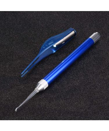SourceTon Ear Pick Earwax Removal Kit - Blue | Cleansing Tool Set with Storage Box and Cleaning Brush - Buy Online on GoSupps.com