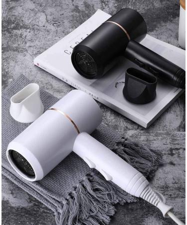 1800W Professtional Hair Dryer Salon Hairdryer Ionic Hair Dryer Portable Hair Dryer 2 Speed and 3 Heat with Nozzles Overheat Protection Low Noise Lightweight for Home Use Travel Black Small - Buy Online on GoSupps.com