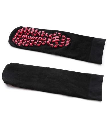 Warm Tourmaline Heating Socks for Pain Relief | Unisex Compression Foot Socks - One Size Black - Buy Online on GoSupps.com