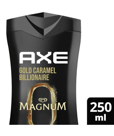 AX 3-in-1 Shower Gel & Shampoo Magnum Gold Caramel Billionaire - Luxurious Fragrance for Body Face & Hair - 250ml - Buy Online on GoSupps.com