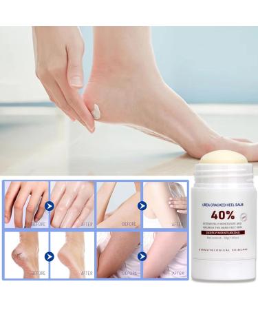 Urea 40% Foot Cream Urea Foot Cream for Cracked Heels and Dry Skin Moisturizing Cracked Heel Repair Cream Stick Nourishing Callus Remover and Soften for Hand Foot Skin Care - Buy Online on GoSupps.com