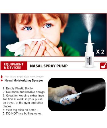 Nasal Rinse Kit | Neti Pot + 80 Nasal Rinse Mix + 2 Nasal Spray Bottles | Waterproof Storage Bag Included - Buy Online on GoSupps.com