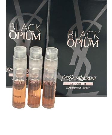 YVES SAINT LAURENT YSL Black Opium LE PARFUM Sample Women Perfume 1.2 ml / 0.04 oz - set of 3 - Buy Online on GoSupps.com