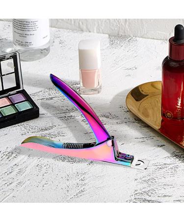 Professional Nail Clipper for Gel & Acrylic Nails - Rainbow Trimmer for Manicure & Nail Enhancements - Buy Online on GoSupps.com