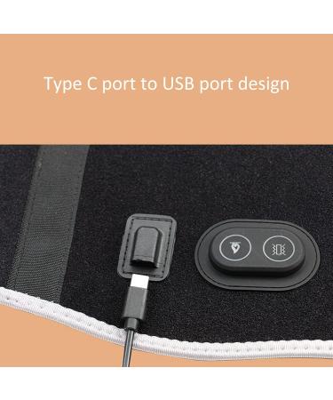 Adjustable Heated Waist Belt for Pain Relief | 3-Speed Vibration & Heat Therapy for Lower Back - Buy Online on GoSupps.com