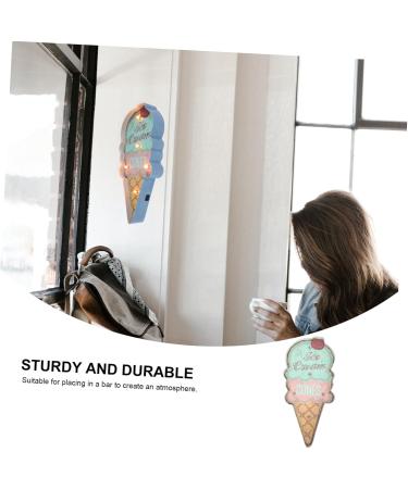 Angoily Pendant Sign Cafe Led Delicate Kitchen Diner Home Light Decor Unique Hanging Metal Backdrop - Buy Online on GoSupps.com