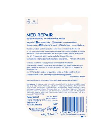 Med Repair Lip Balm SPF 15 - Intense Moisture & Sun Protection for Healthy Lips | Shop Internationally - Buy Online on GoSupps.com
