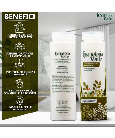 Cosmeteria Verde Rinse-Off Cleansing Milk - Gentle Cleanser for Dehydrated, Irritated Skin - Buy Online on GoSupps.com