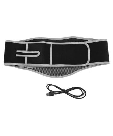 Heated waist belt temperature adjustable therapy waist belt soft pain relief vibration massage heating pillows for the lower back with 3-speed vibration strength