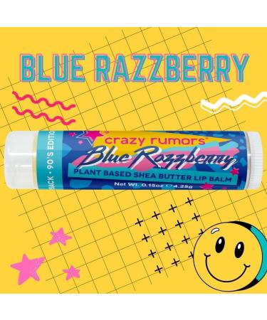 Crazy Rumors Throwback 90's Mix Lip Balm 4-Pack Mix (Cucumber Melon Blue Razzberry Kiwi Strawberry Orange Pop!) 100% Natural Vegan Plant-Based Made in USA - Buy Online on GoSupps.com