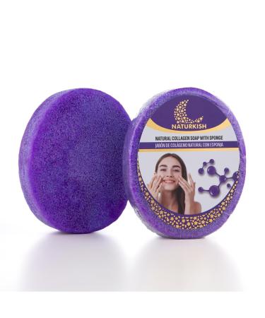 Collagen Beauty Soap Handmade Purple