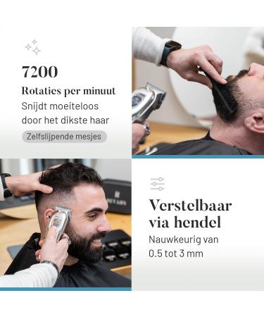 Revahs Professional Hair Clipper & Beard Trimmer for Men - Best Hair Cutting Device for Professionals | International Shipping Available - Buy Online on GoSupps.com