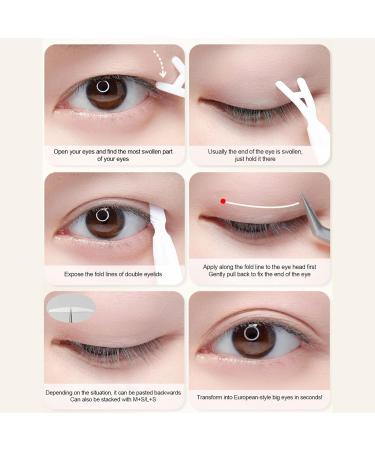Eyelid Lifter Strips | Waterproof Invisible Lift Double Eyelid Tape Professional Eye Strips Eye Lid Contour Stickers for Natural Daily Makeup - Buy Online on GoSupps.com