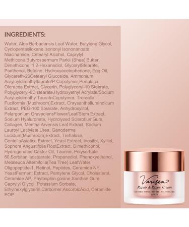 Repair & Renew Cream - Anti-Aging Face Moisturizer with Retinol, Ceramides, Peptides & Hyaluronic Acid - to Firm & Renew Skin for Wrinkles, Dryness & Sensitive Skin (Fragrance-Free) - Buy Online on GoSupps.com