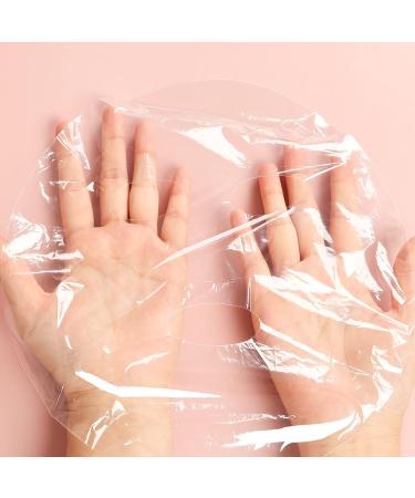 200 Sheets Facial Plastic Mask | Transparent Moisturizing Face Mask Sheets for Skin Care & DIY Spa | Disposable & Adhesive | Premium Facial Cling Film - Buy Online on GoSupps.com