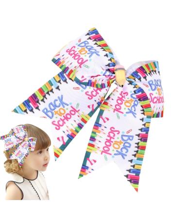 Xtauaguh Hair Bow Barrettes | Back to School Girls Hair Barrettes - Cute Decorative Hair Clips Hair Accessories for Daily Life Travel School
